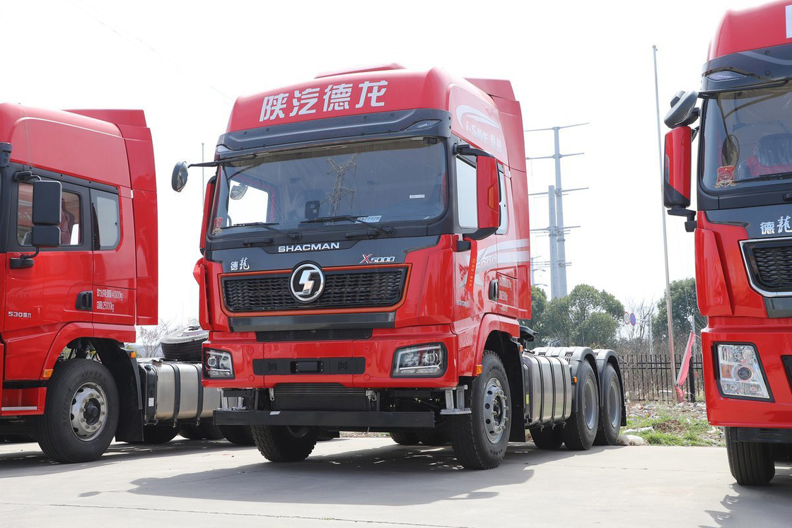 Shacman Trator Caminhão Alto Tejo Placa de Fluxo Diesel 12 Velocidade 650hp 6x4 X5000 Modelo