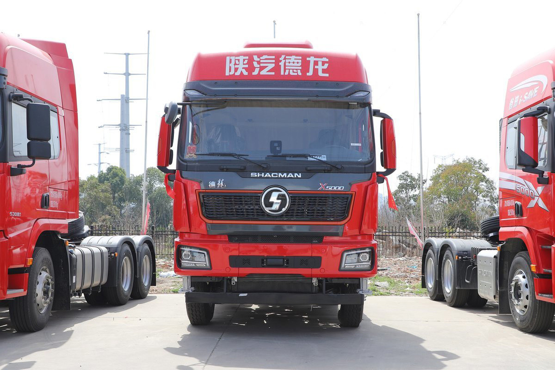 Shacman Trator Caminhão Alto Tejo Placa de Fluxo Diesel 12 Velocidade 650hp 6x4 X5000 Modelo