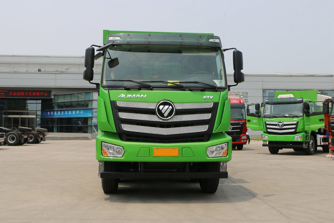 Auman Nova ETX camião de descarga 400HP 8X4 7,4m 31t Flip traseiro em forma de U Grid Cargo Box Flip traseiro EURO 5