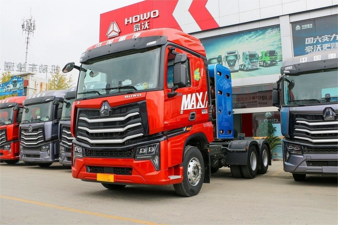 460hp HOWO camião pesado 6X4 GNC traseiro duplo eixo traseiro de oito rodas tractor nacional VI