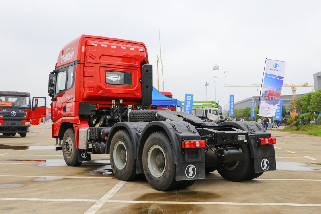 Ar condicionado, defletor de ar, bolso de ar, assento absorvente de choque, diesel, 550 cv, tractor pesado Shacman.