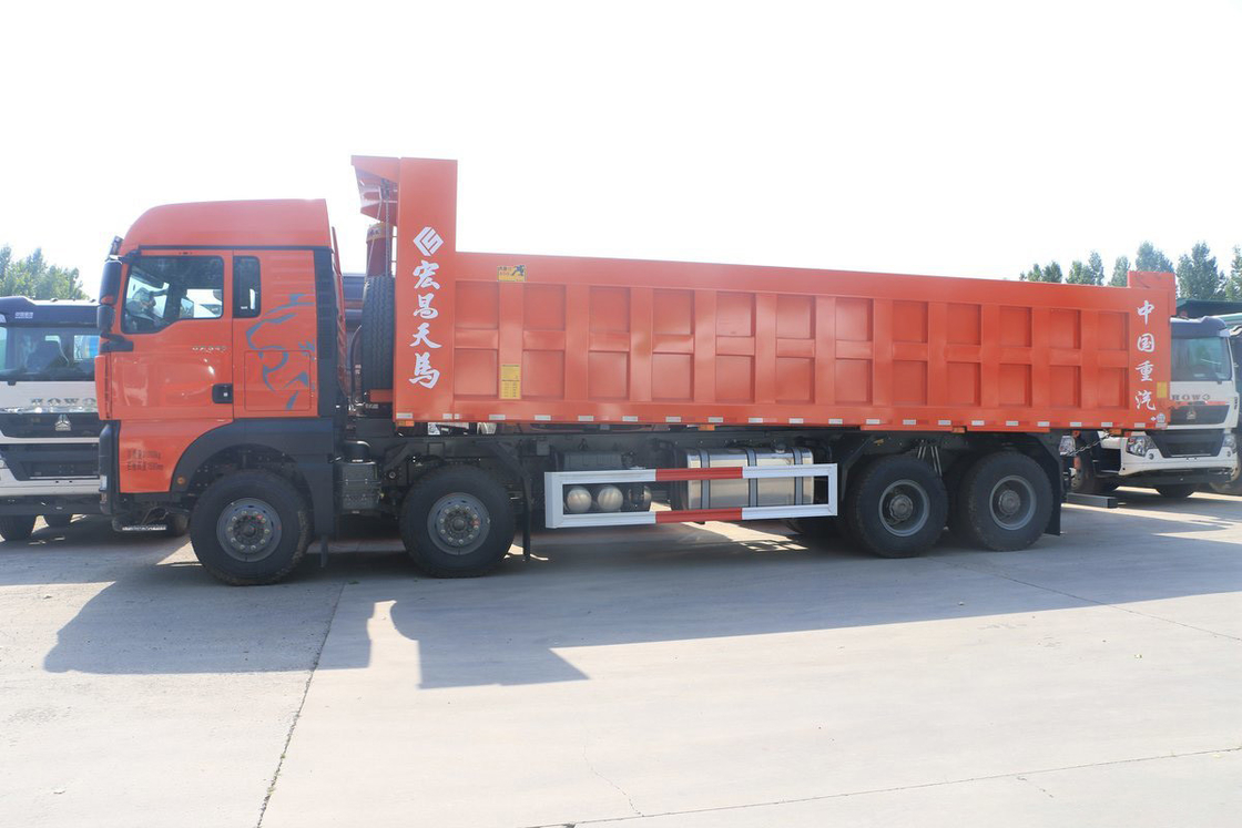 SITRAK G7H Modelo Bom Ar Condicionado 540HP 8X4 8,4m Sinotruk Dump Truck Grid U-Type Cargo Box