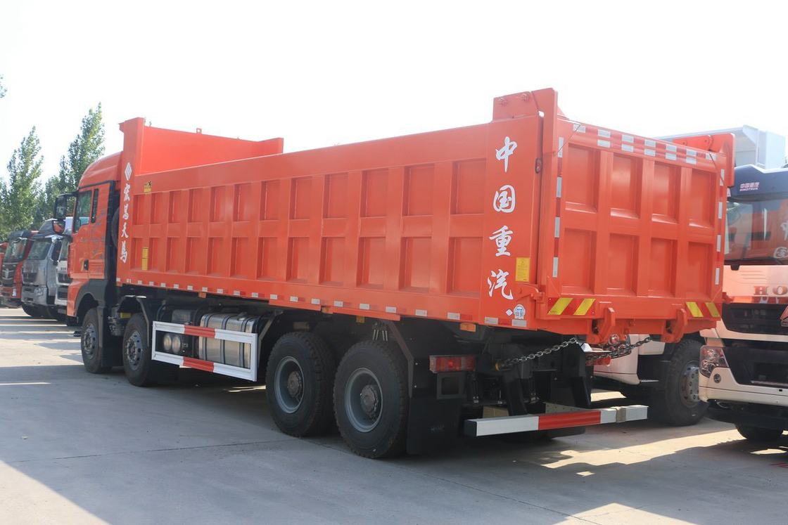 SITRAK G7H Modelo Bom Ar Condicionado 540HP 8X4 8,4m Sinotruk Dump Truck Grid U-Type Cargo Box