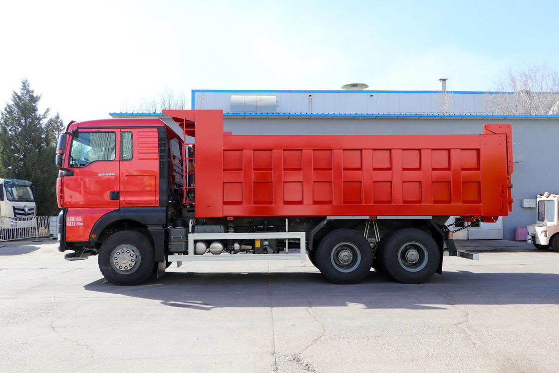 SITRAK G7 camião de descarga de 12 velocidades 400 CV 6X4 5.8m Container de descarga em forma de U Corpo vermelho Sinotruk