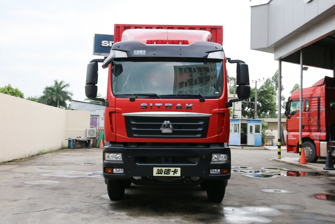 Deflector de ar condicionado duplo eixo traseiro C5H Modelo Diesel 310HP 8*4 9.52M SITRAK Van Truck