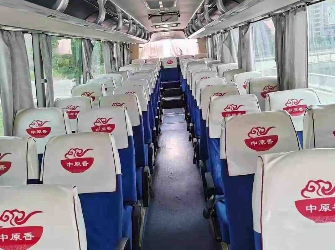 Autobus de passageiros de segunda mão Yutong Zk6122 Grande capacidade bagagem Weichai Motor 336hp A/C