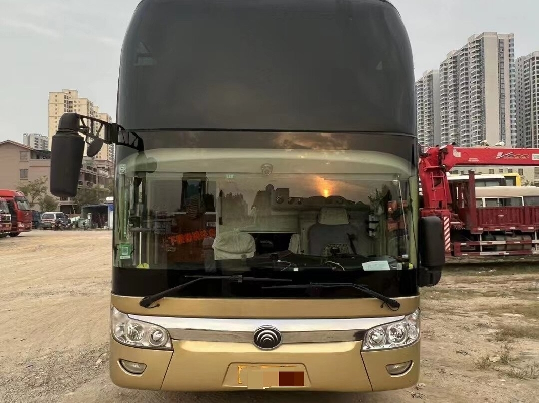 Euro 4 Emissão 49 assentos Autobuses Yutong Usados Uma camada e meia transporte de autocarros de segunda mão
