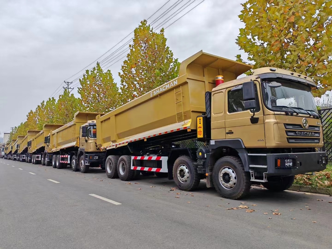 Carrinho de lixo usado para venda 12 rodas Shacman F3000 Tipper Weichai 400hp Euro2 Emissão