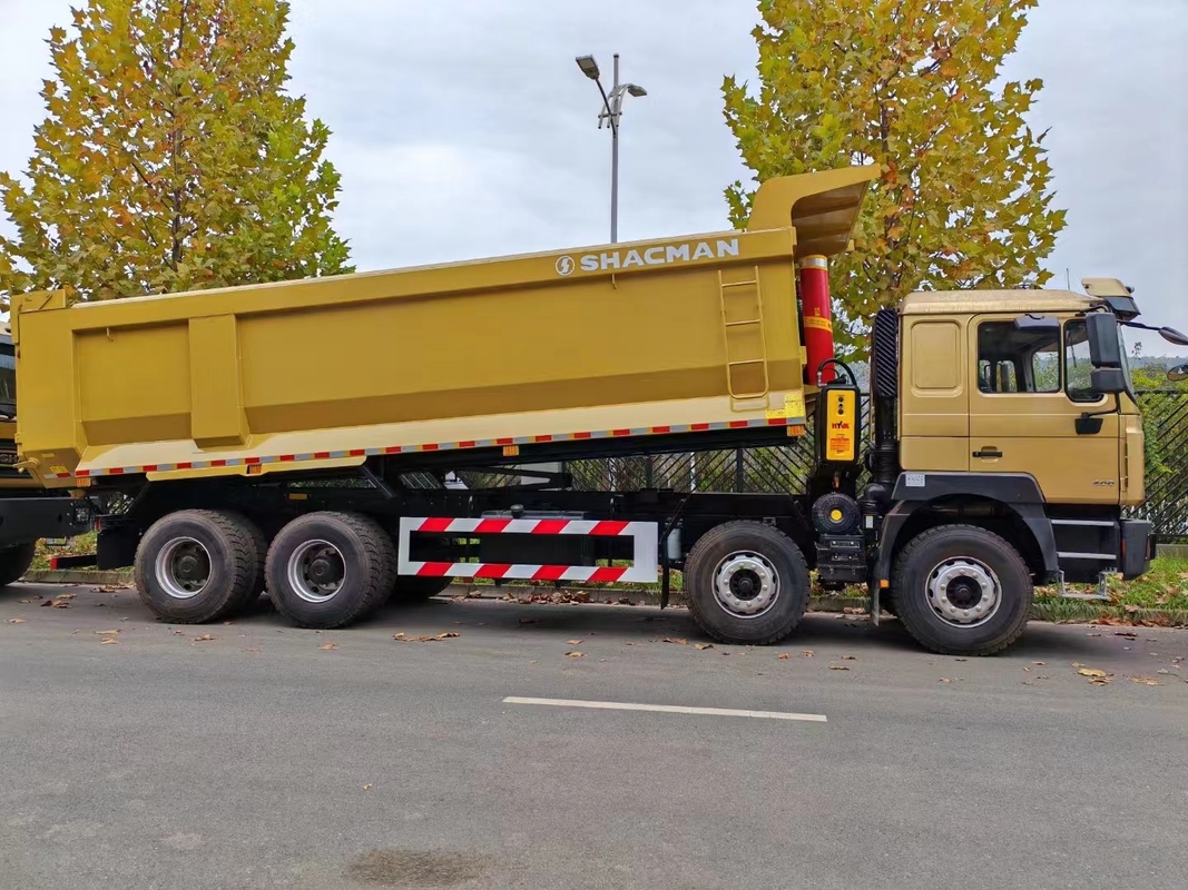 Carrinho de lixo usado para venda 12 rodas Shacman F3000 Tipper Weichai 400hp Euro2 Emissão