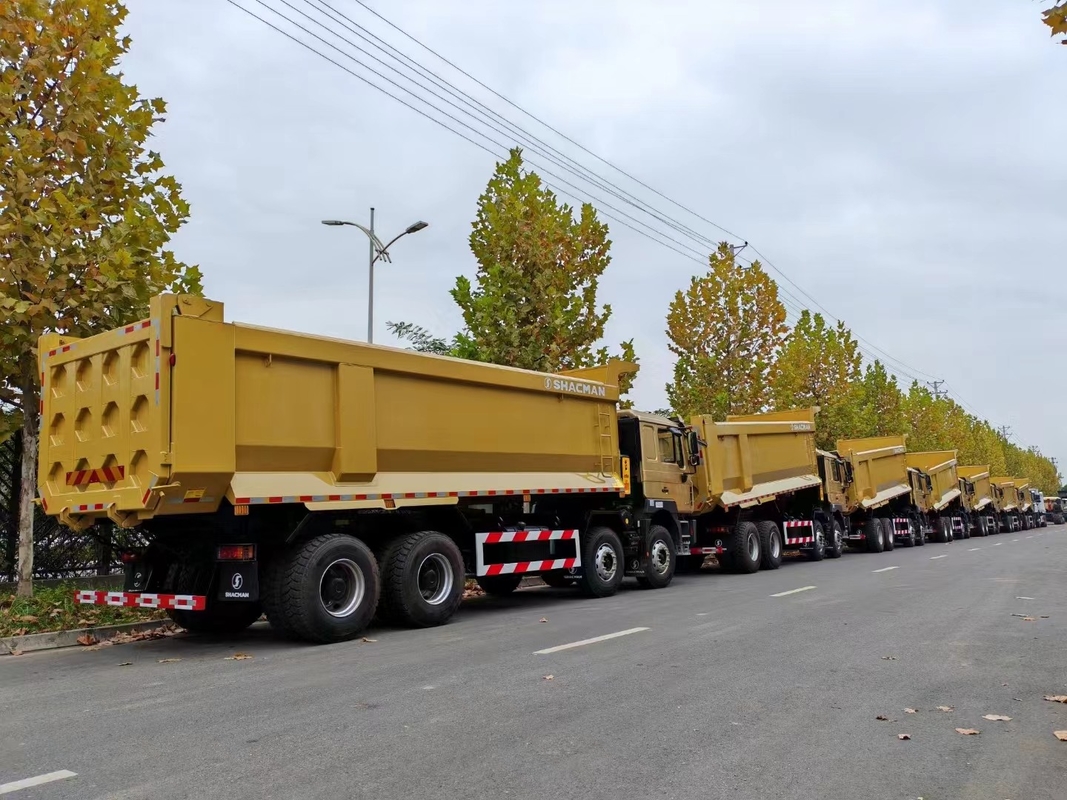 Carrinho de lixo usado para venda 12 rodas Shacman F3000 Tipper Weichai 400hp Euro2 Emissão