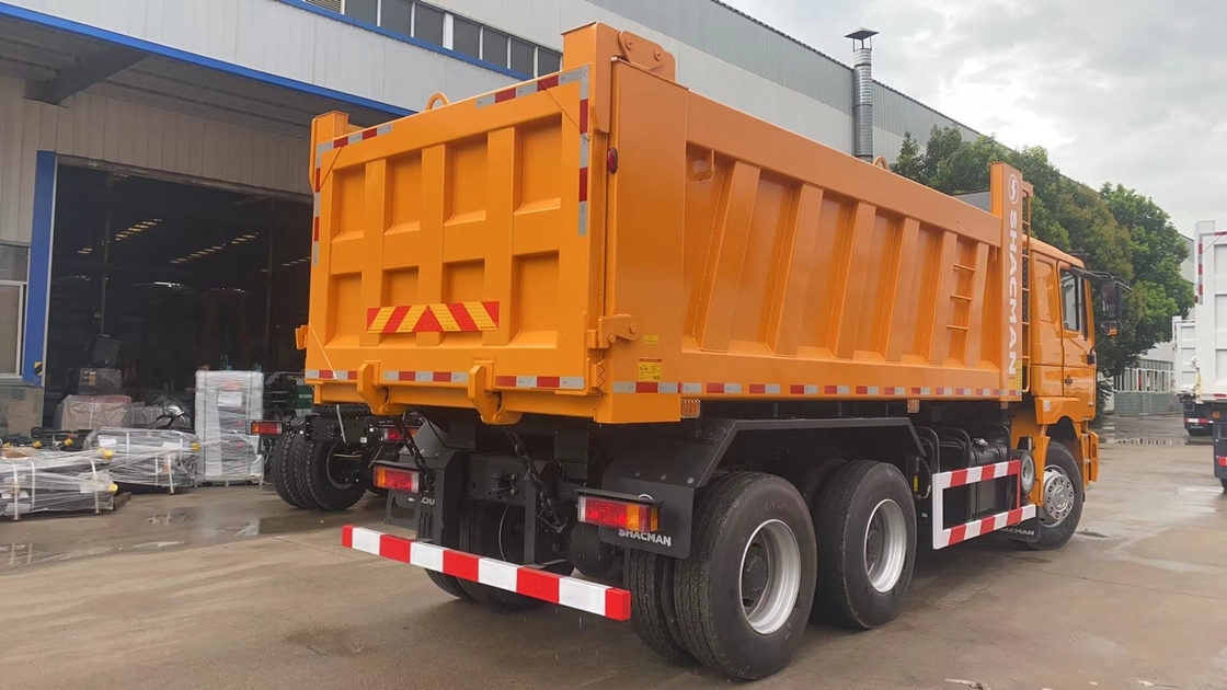 Caminhões de lixo 6*4 Shacman F2000 Caminhões chineses Grande balde 290hp Motor diesel Direção à esquerda