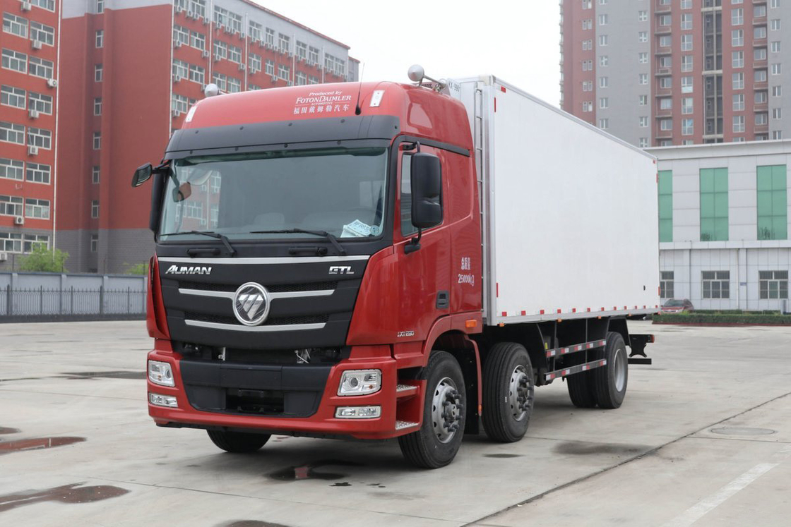Foton GTL caminhão pesado de telhado alto ar condicionado de meia fila de assentos 280 HP 6X2 9,45m Auman BJ5259 caminhão refrigerado