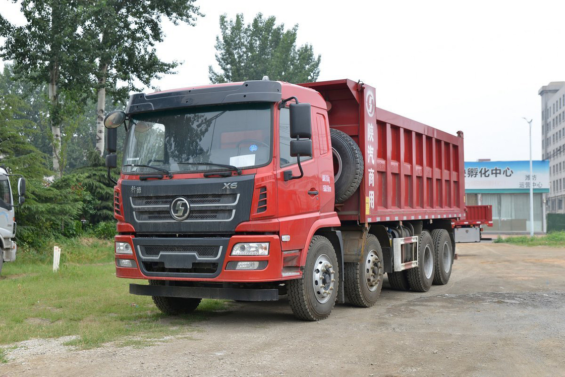 SX3315 Shaanxi Dump Truck Xuande X6 10-velocidade 270 cavalos 8X4 6,8 metros traseiro Flip-Up Dump Truck
