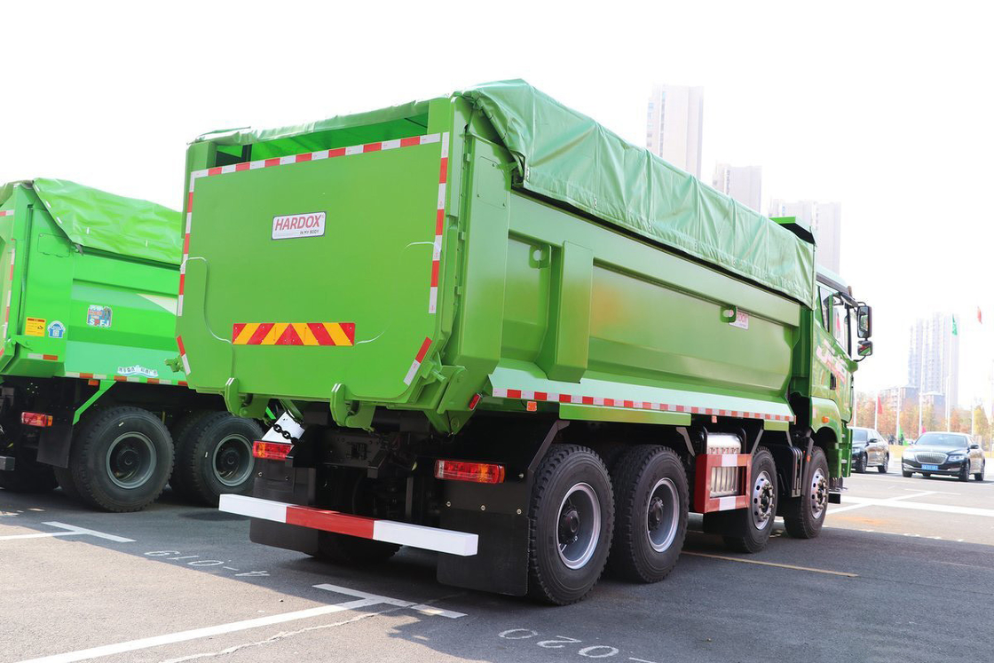 Qingdao Jiefang Dump Truck JH6 Heavy Truck Diesel 400HP Assento de meia fileira 8X4 5,8m Container de depósito traseiro