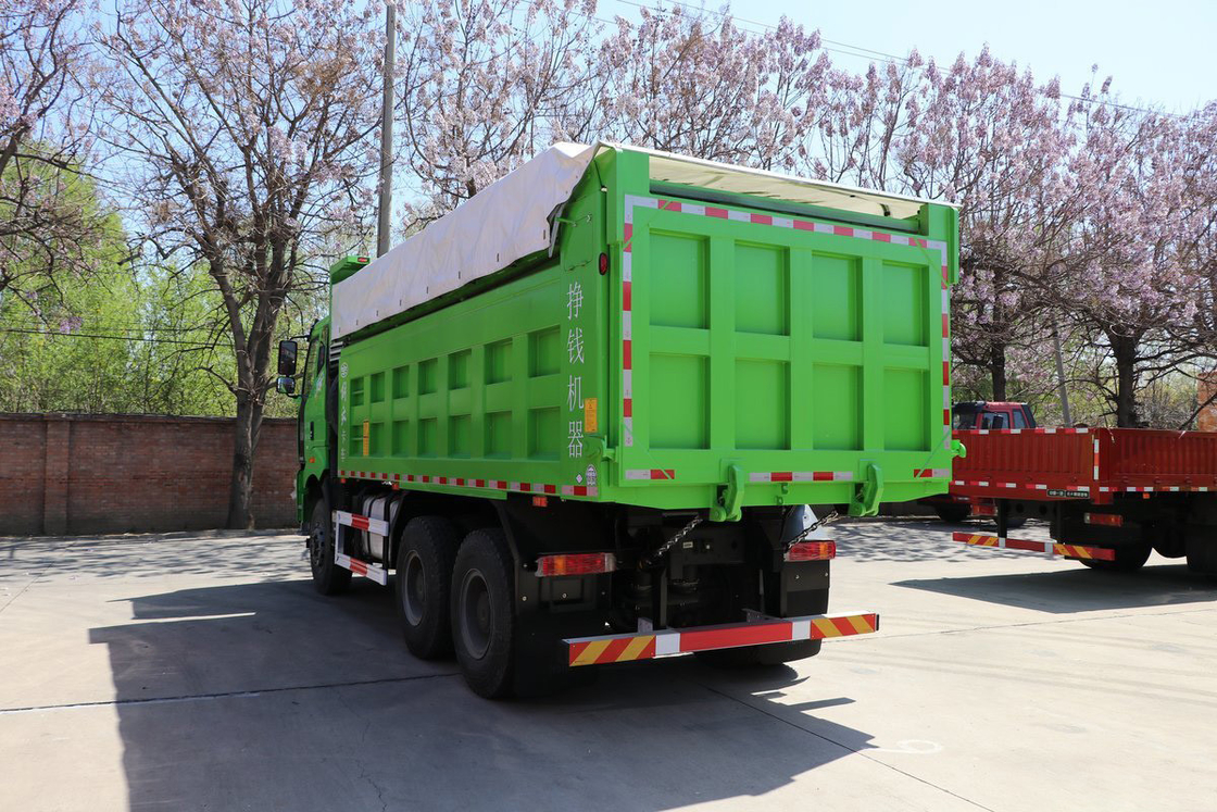 FAW CA3250 Airbag Assento de absorção de choque caminhão pesado 420HP Flat-Top Cab 6X4 5,8m Jiefang Dump Truck