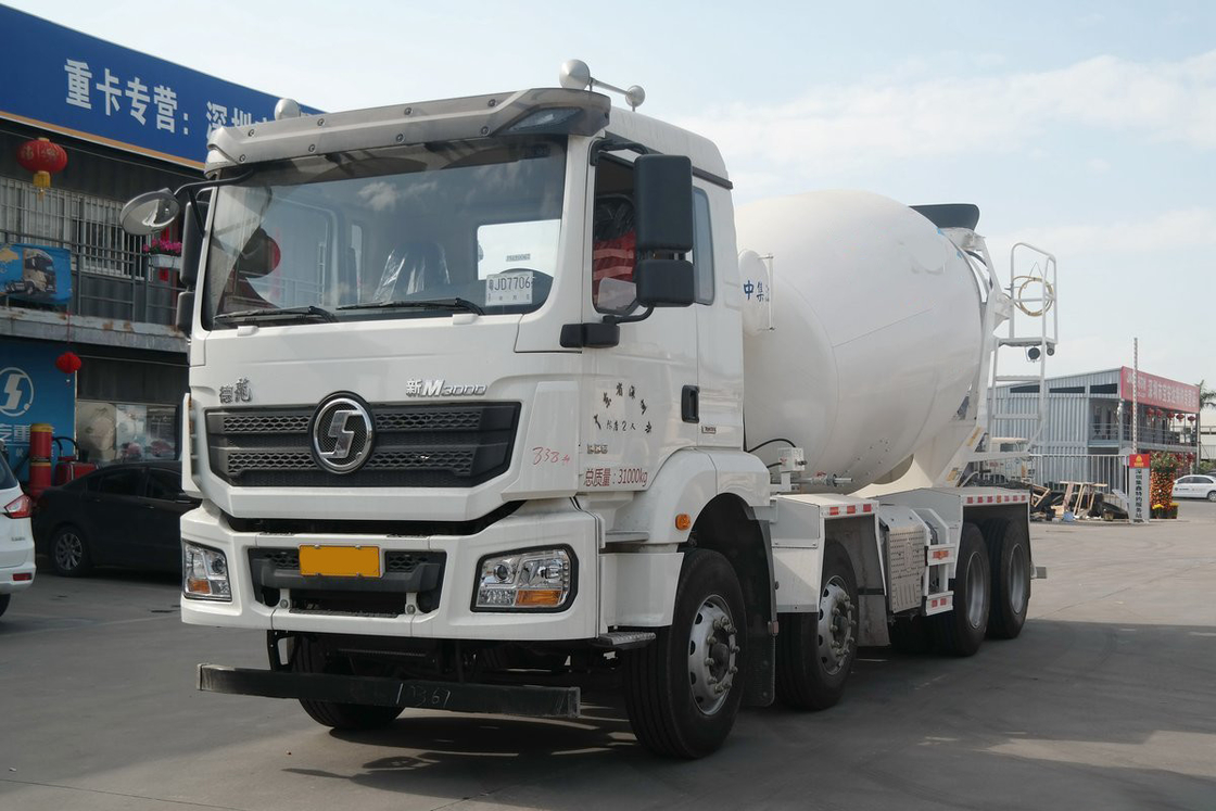 Shaanxi Automobile Heavy Truck Delong Novo M3000 336HP 8X4 7.49m3 caminhão de mistura de concreto