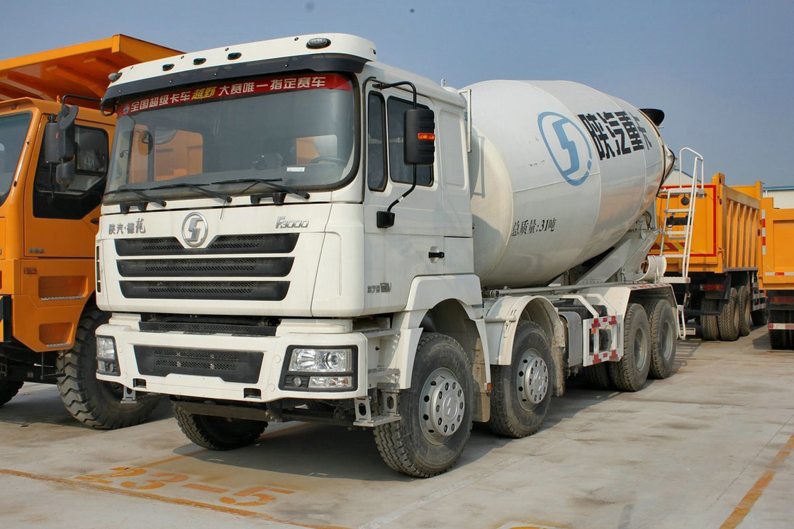 Shaanxi Automóvel Camião Pesado Delong F3000 375HP 8X4 Hidráulico Assento Principal Caminhão Mixer de concreto