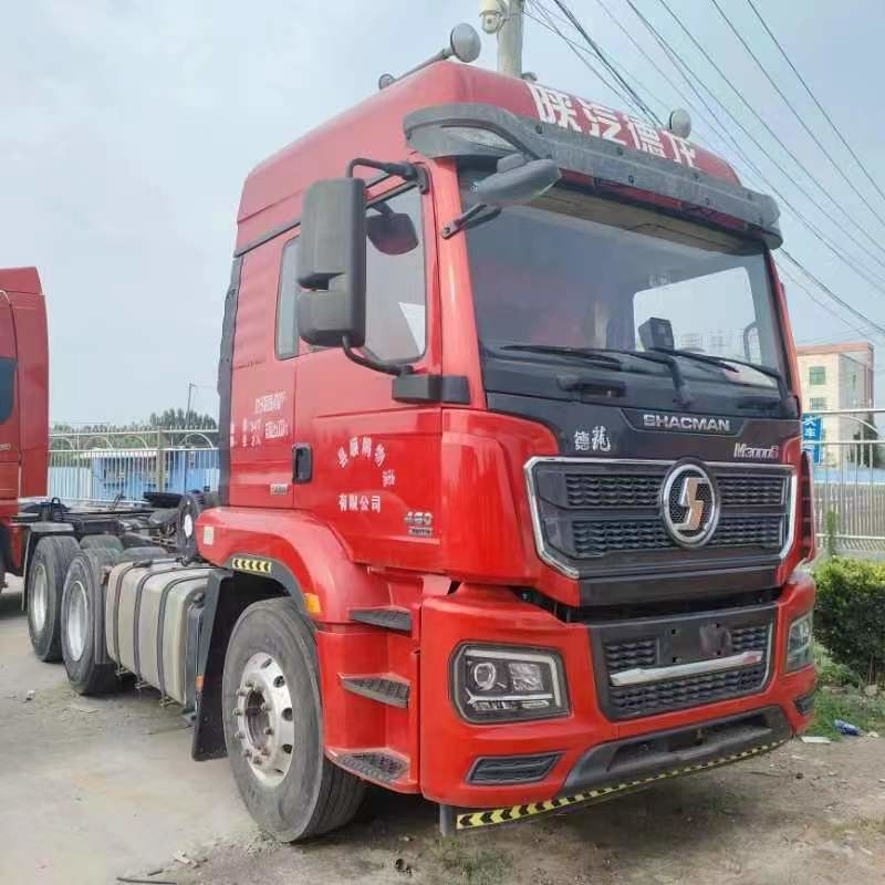 Trator Usado Caminhão Chinês Shacman M3000s 460hp Forte Weichai 6*4 Reboque 50 toneladas Pesado