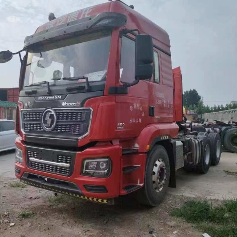 Trator Usado Caminhão Chinês Shacman M3000s 460hp Forte Weichai 6*4 Reboque 50 toneladas Pesado