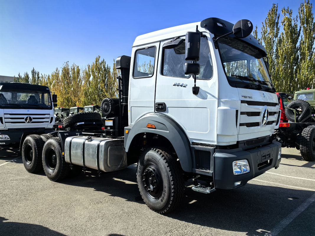 Cabeça pesada de semi-reboque Trator caminhão Beiben 6 * 4 modo de condução 420hp Weichai Euro 3 Uso na África