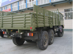 Caminhão de carga de 20 toneladas Off Road 6*6 Olive Green Dongfeng Tianjin Caminhão de cama plana Cummins Motor