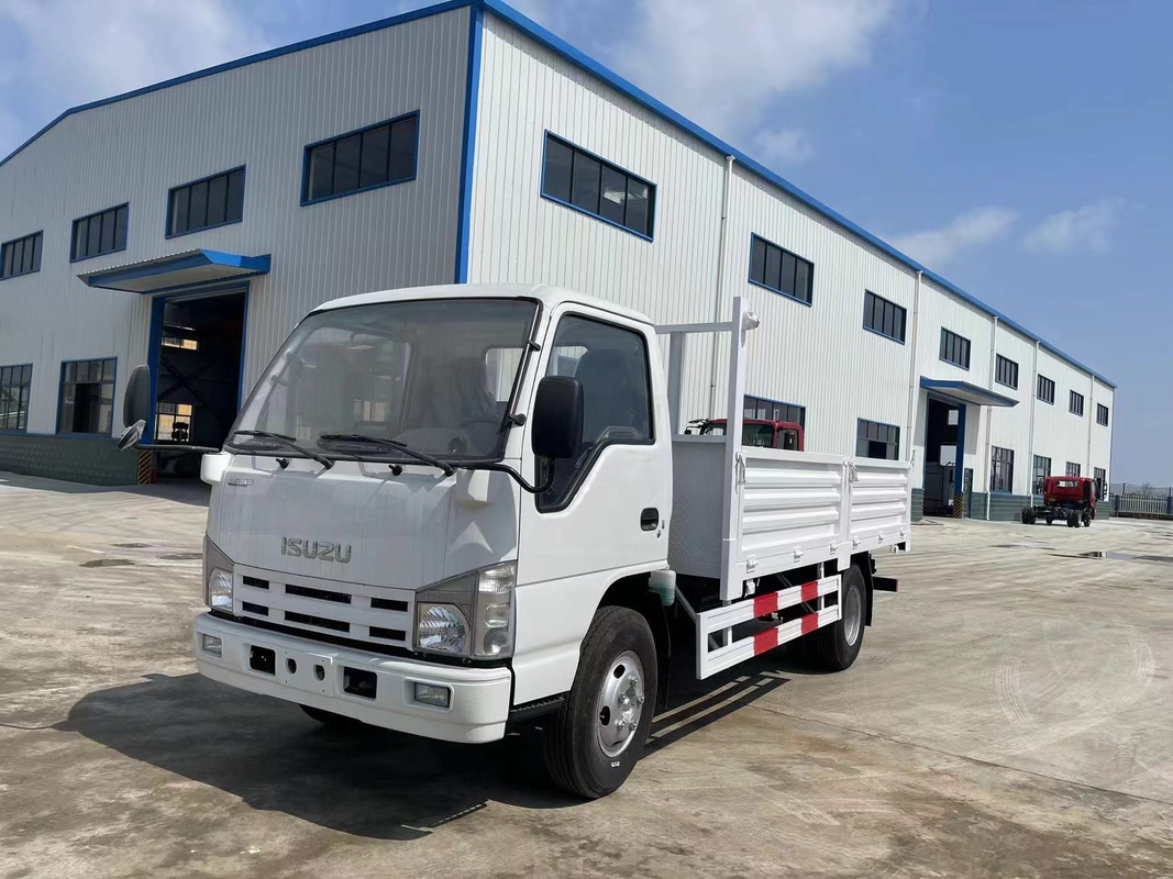 Caminhões de carga 4x2 ISUZU Cabina única Euro 4 Emissão 100P Caminhão leve 3,5 toneladas Duplo pneu traseiro