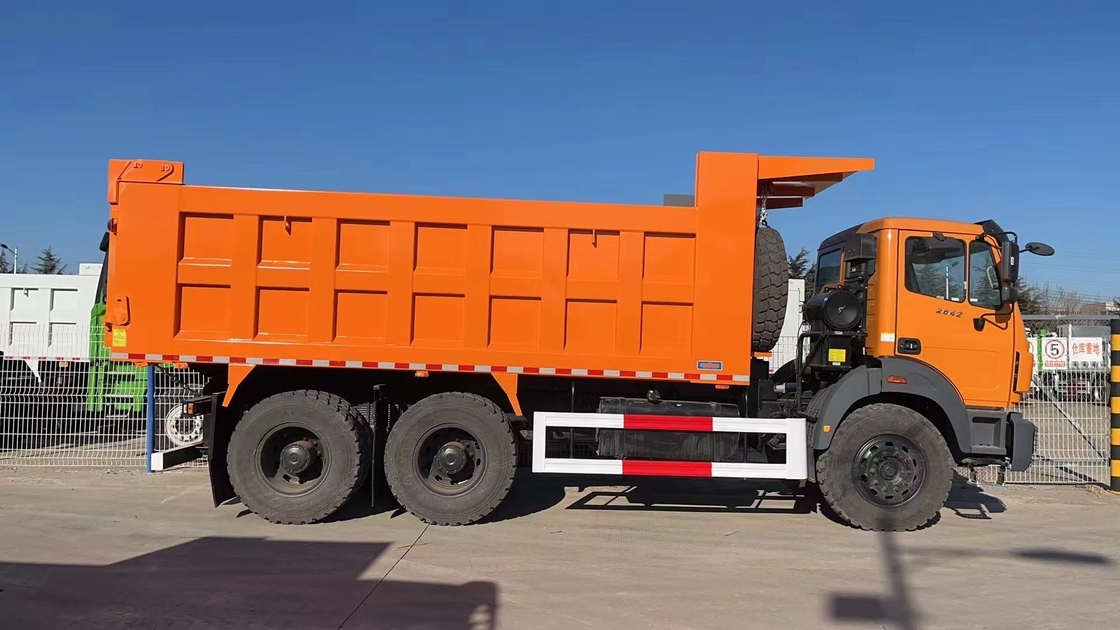 6*4 Carrinho de descarregamento de descarga Pequeno Beiben NG80 20-40 Tons Weichai 420hp Euro 3 Emissões