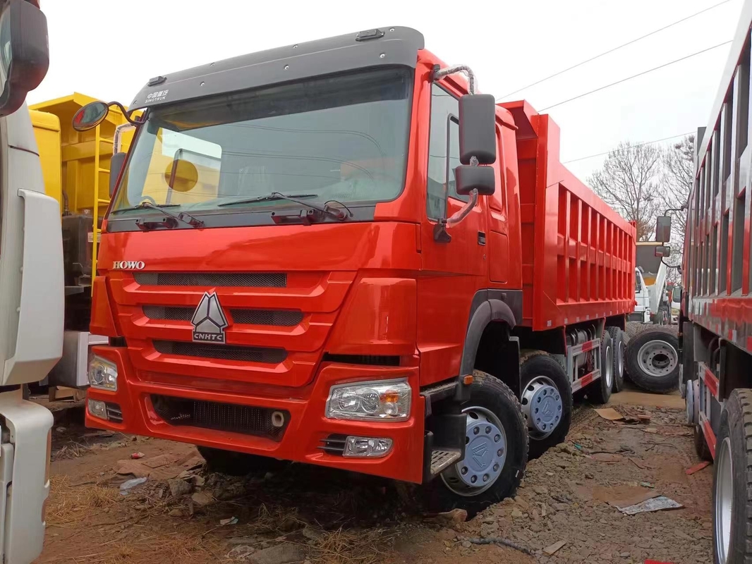 40 toneladas de caminhão de lixo para venda Howo 400hp caminhão de despejo 27 cúbicos pesado transporte de carga areia