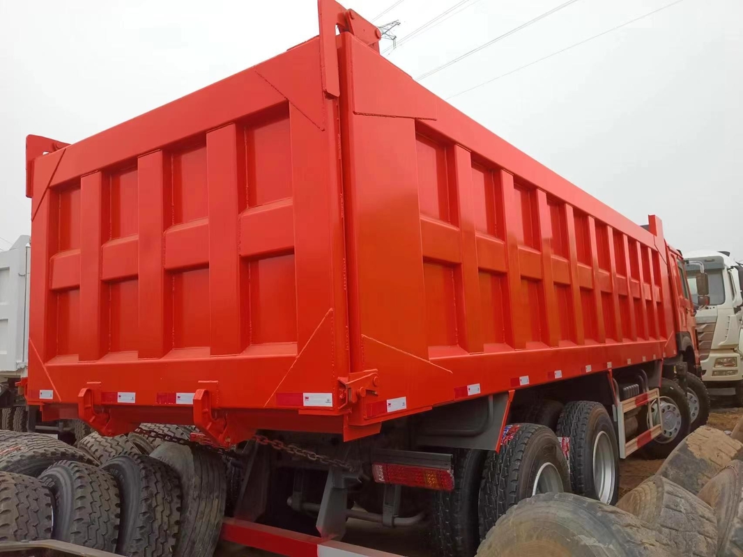 40 toneladas de caminhão de lixo para venda Howo 400hp caminhão de despejo 27 cúbicos pesado transporte de carga areia