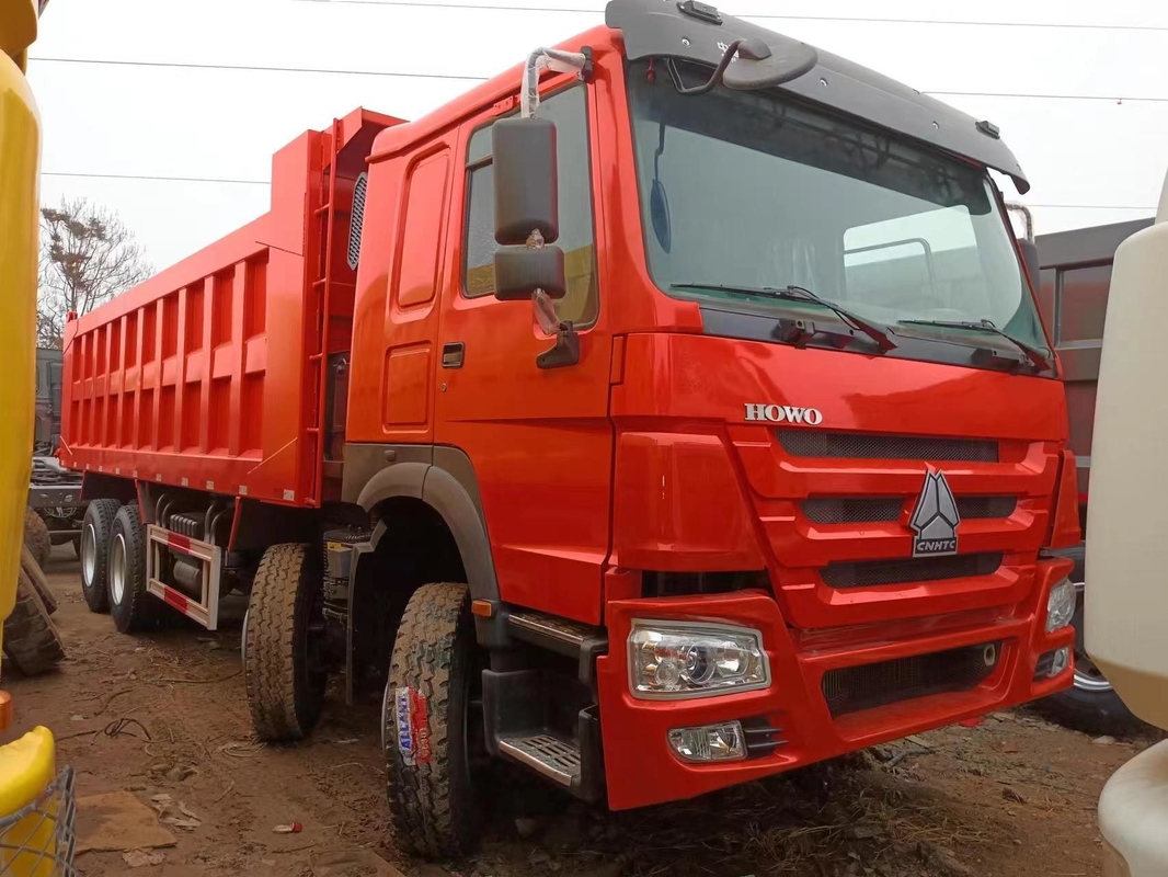 40 toneladas de caminhão de lixo para venda Howo 400hp caminhão de despejo 27 cúbicos pesado transporte de carga areia