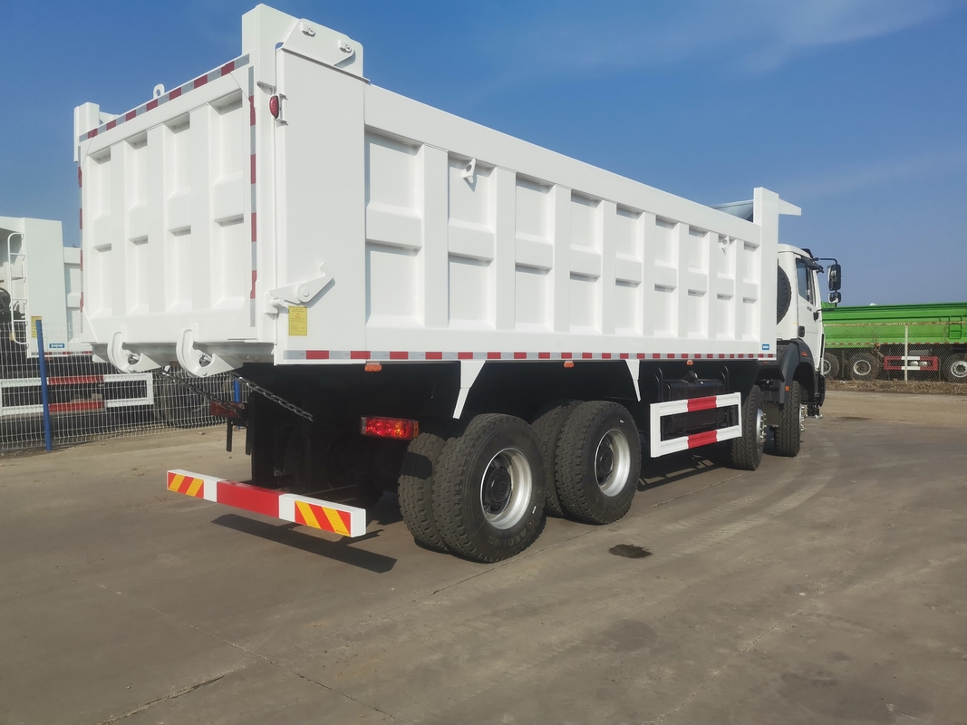 Novo camião de lixo Beiben 8*4 Branco Weichai 380hp Turbo Euro 2 Uso em África