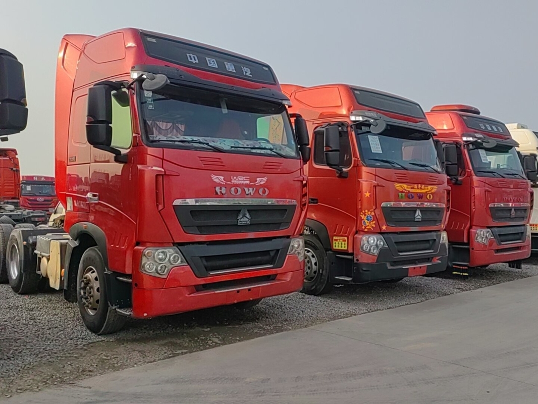 Howo Trator Caminhão de telhado alto Cabina Howo T7H Cabeça de cavalo Removação 50 toneladas Weichai 440hp Motor poderoso