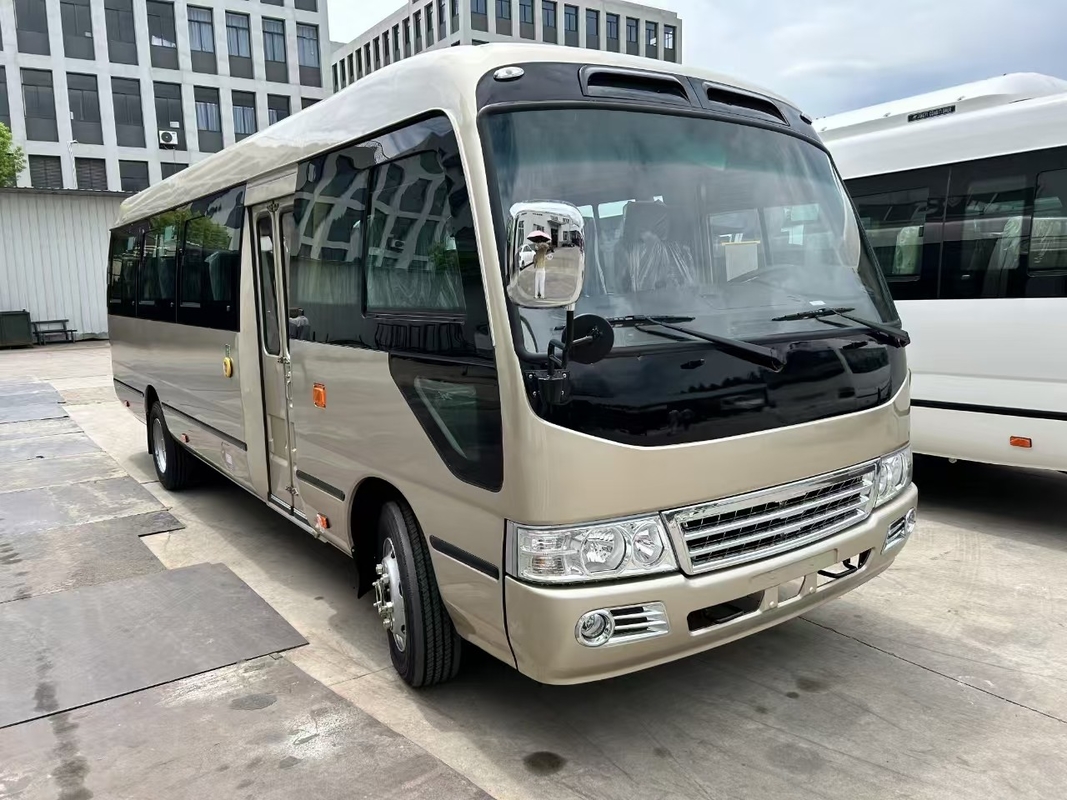 China Minibus 30 assentos Cummins Motor Diesel A/C Novo LHD Euro 2 Emissão de uso em Gana