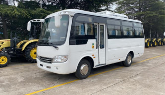 Minibus de direção direita 21 lugares China Coaster Bus Euro 3 Motor diesel 3000cc Capacidade NOVA