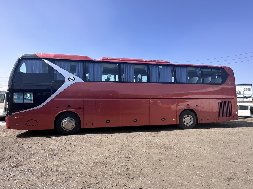 Ônibus para venda ônibus Kinglong usado 54 lugares XMQ6125 Weichai 375hp Direção esquerda ônibus com A / C