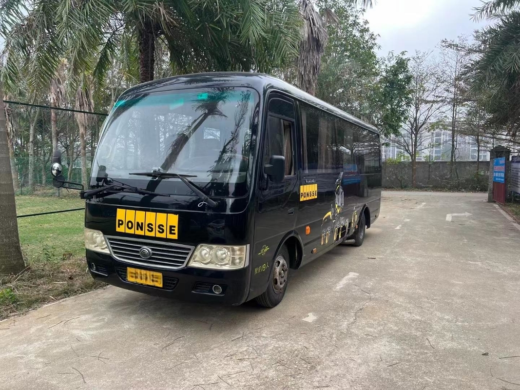 Minibus usado para venda Yutong ZK6708D Motor dianteiro Diesel Coaster Bus 19 lugares 2 + 1 lugares