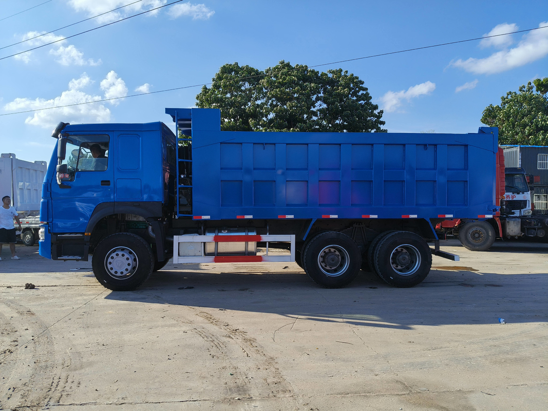 Caminhão de descarga de descarga 420HP Sinotruk Howo 6 * 4 modo de condução Leaf Spring Sands Transport LHD