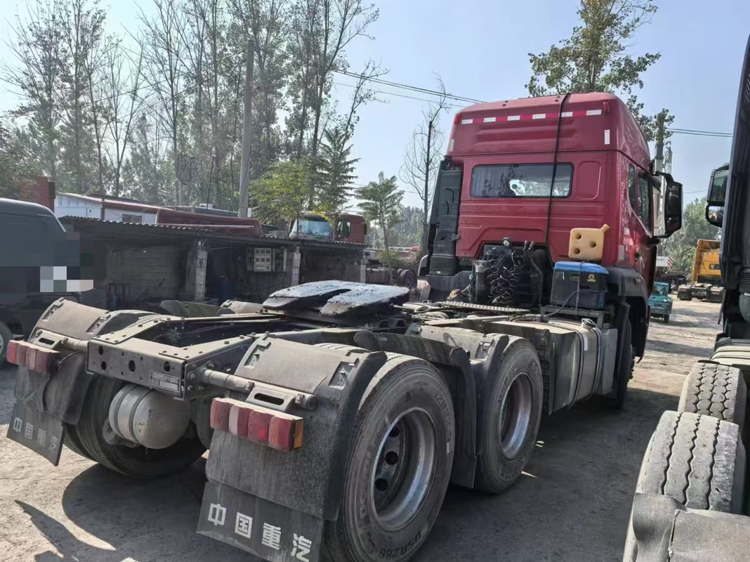 Tractor Usado Caminhões Cabeça 10 Pneus Sinotruk Hohan N7G 2021 Ano Trailer Caminhão Homem Motor 480 hp