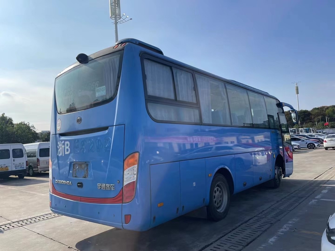 Minibus usado para venda 40 lugares 8 metros ônibus de transporte público Yutong ZK6808 Direção à esquerda Uso no Gana