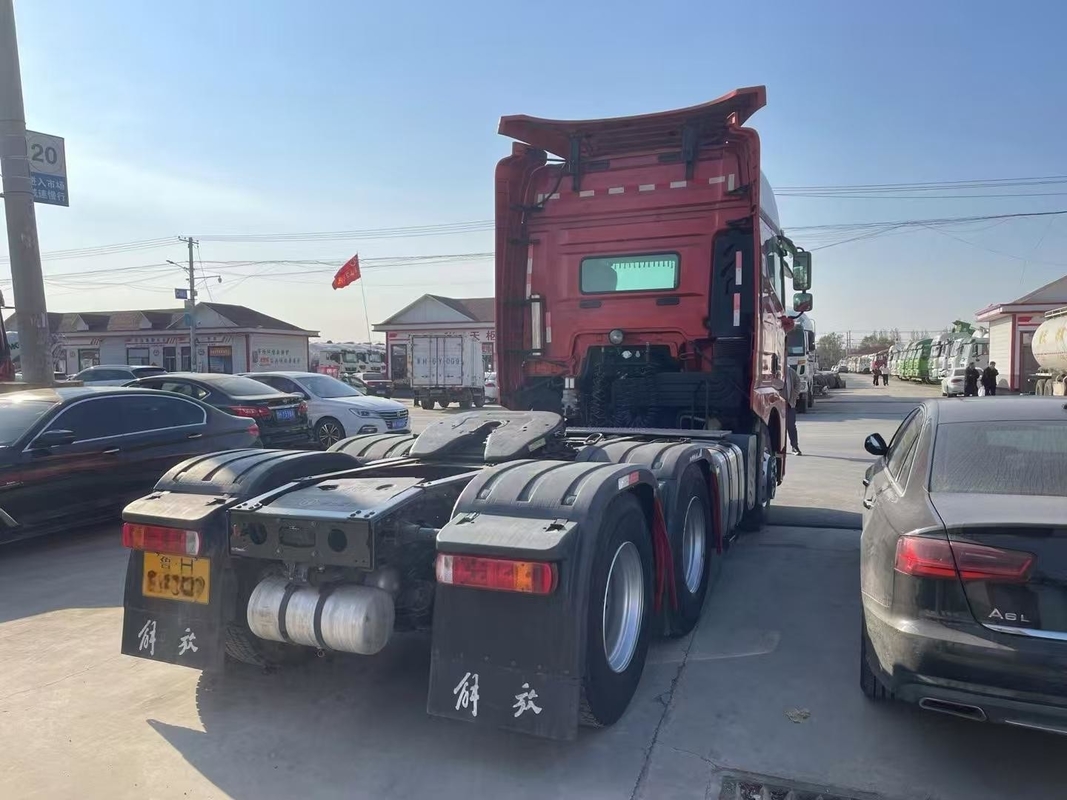 Caminhões de cabeça usados com ABS Jiefang cabeça do trator JH6 2021 ano 6 * 4 modo de condução AT Weichai550hp