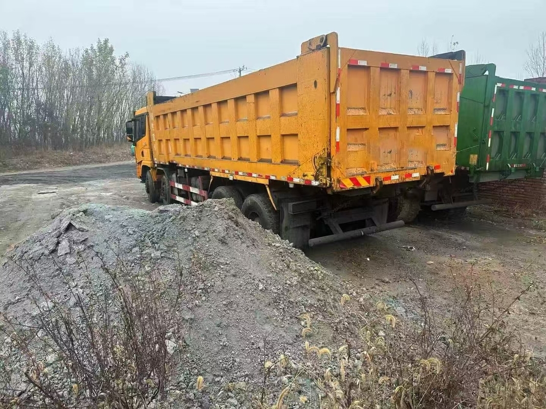8x4 6x4 50 toneladas Usados Shacman camiões de lixo para venda X3000 Weichai 430hp Transportes de areia e rocha
