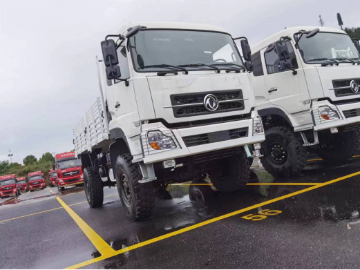 4x4 Camião de carga Dongfeng vedação Camião de caminhão folha Primavera 10 toneladas Carregamento estrada ruim Direção Euro 5