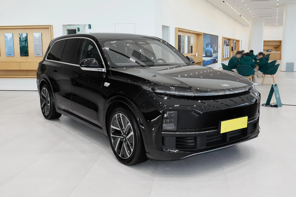 Carros Elétricos Li Auto Extended Range SUV Elétrico L9 Pro Versão Preto Cor 6 Assentos 3105mm Base de rodas