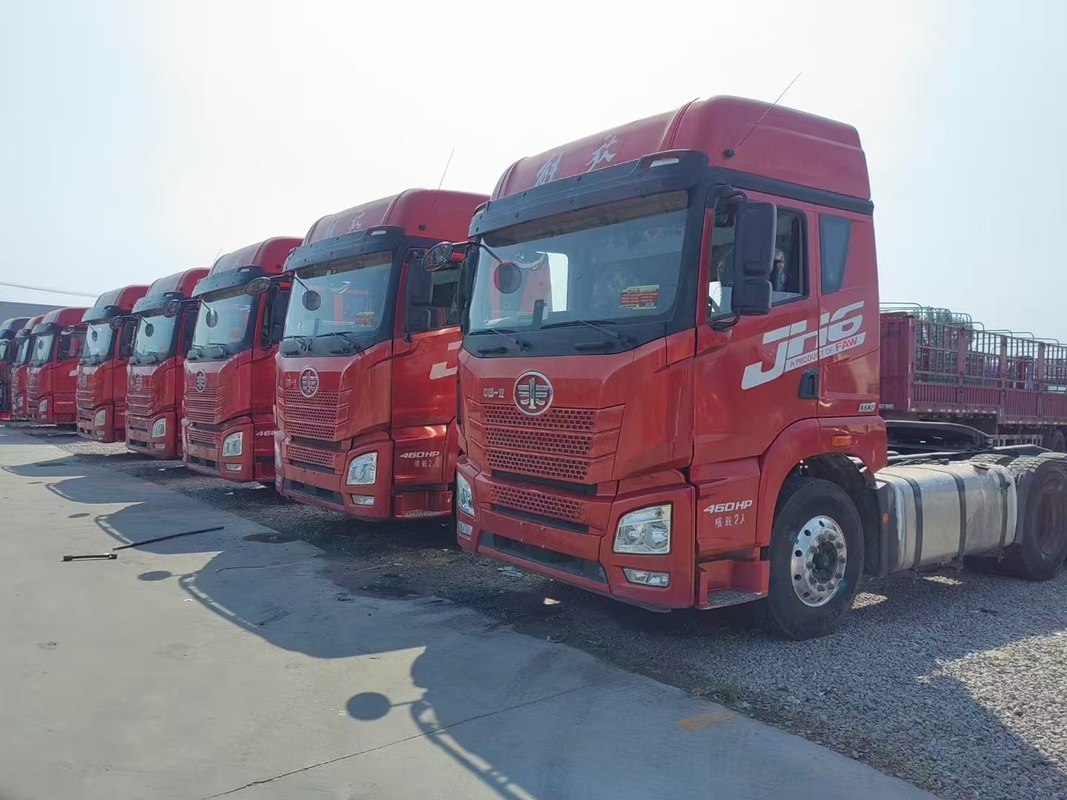 Tractor Used Truck Head FAW Jiefang Trailer Truck JH6 Modelo de baixa quilometragem 2020 Ano Motor eficiente em combustível