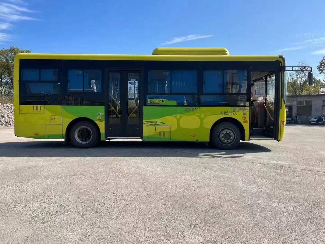 Ônibus elétrico usado Ônibus da cidade de Yutong ZK6815 Vida da bateria 280km 23 lugares 59 Passageiros Transporte público