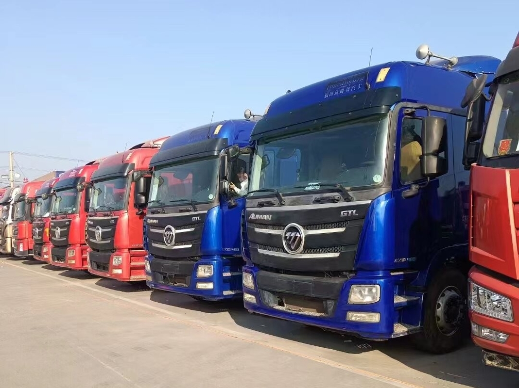 Tractor Trailers Usados para Venda Foton 6*4 2o Tractor Head 2020 Ano Semi Trucks Low Mileage