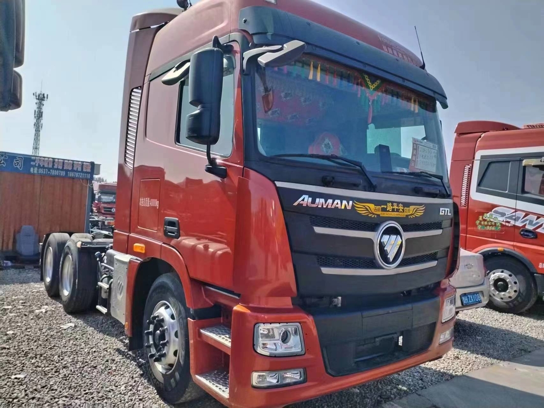 Trator usado China caminhão de 10 rodas Foton GTL 510hp poderoso caminhão de tração com cama pesada