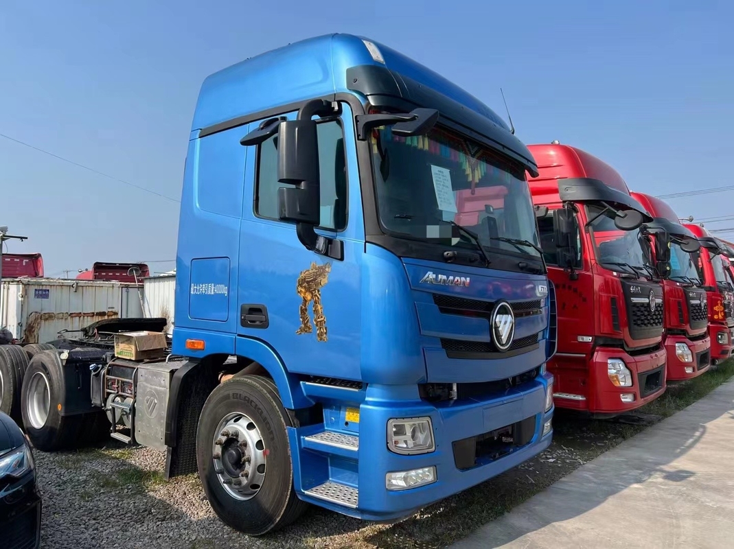 Cabeça de Trator Usada Para Venda 2021 Ano Usados Semi Trucks Foton GTL 430hp Folha Primavera Transportes de Longa Distância