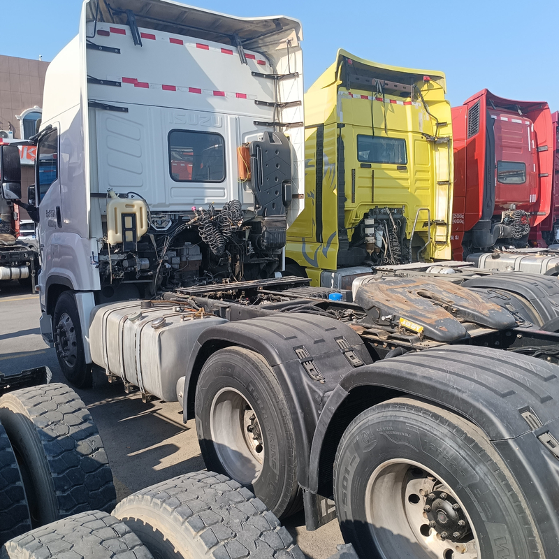 Usado Semi Trailer Head Tractor Truck Isuzu 460hp Trailer Truck 6×4 Drive Modelo 2020 Ano Alto Transporte