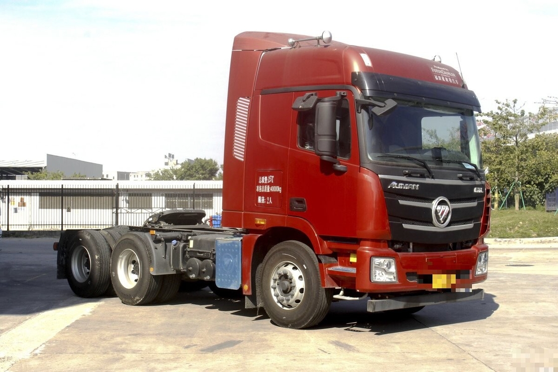 Tractor Used Truck Head para venda Foton Auman 6*4 Drive Mode 430hp Low Mileage 2022 Year Eficiência de combustível Motor